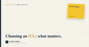 Best Indexed Universal Life Insurance, GoWise Wallet independent broker