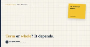 Term Life Vs Whole Life Insurance, GoWise Wallet independent broker